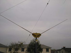 哈罗CQ火腿社区 探索3.6米拉杆天线组建正V与2单元八木天线系统